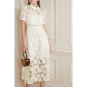 Self-Portrait Lace Midi Dress